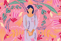 Illustration on breast cancer